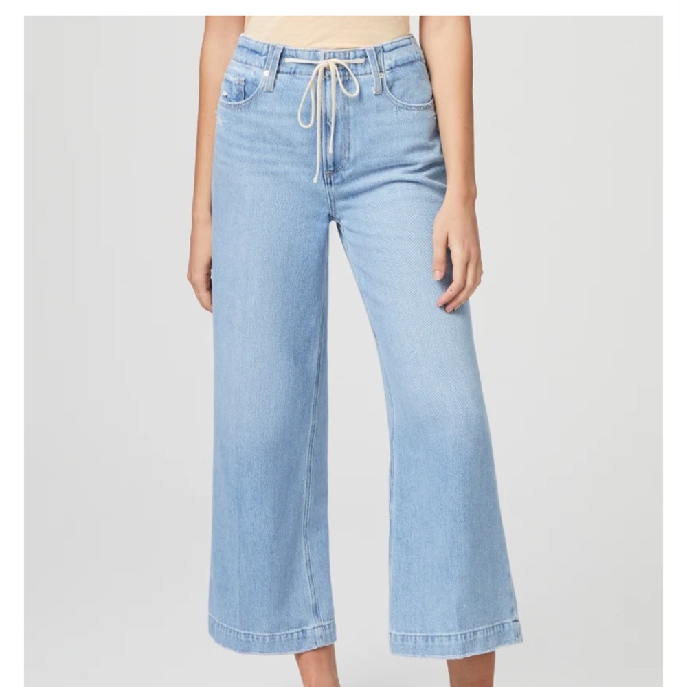 PAIGE Light Blue Denim Pants